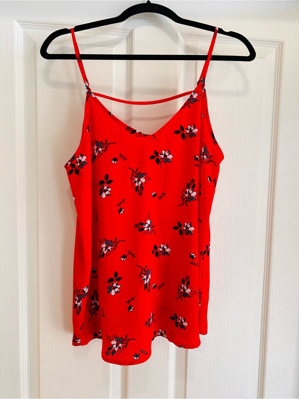 Maurices Red Floral Spaghetti-Strap Camisole